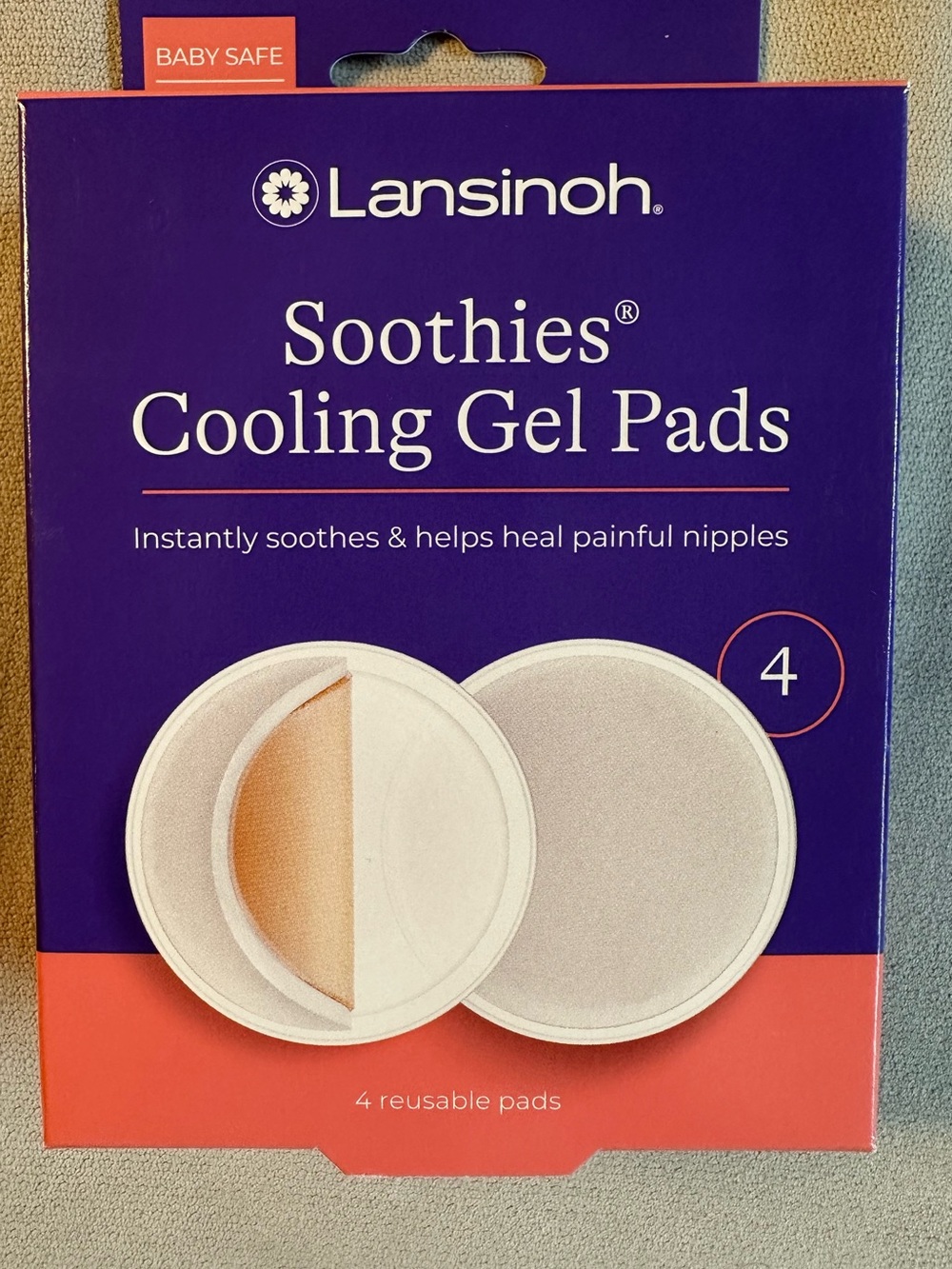 Lansinoh Soothies Cooling Gel Pads 4 count